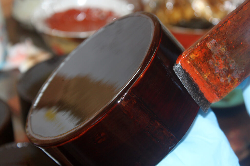 漆塗り直し修理の画像